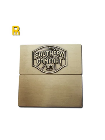 Custom metal nameplate brass name plate with qr code barcode equipment id tags