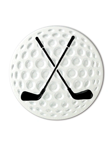 The custom ball marker hat clip is a personalized and practical accessory for any golfer. Made with durable materials, it can be customized with a name, logo, or design.