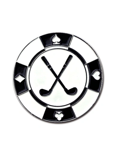 Custom golf poker chip markers are a unique and functional accessory for any golfer. Made with high-quality materials, they can be customized with a name, initials, or design.
