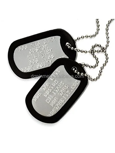 aluminum blank military dog tags for promotion military style dog tags