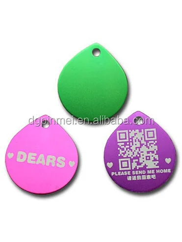 Digital printing / UV printing blank metal dog tag cheap customized dog tags