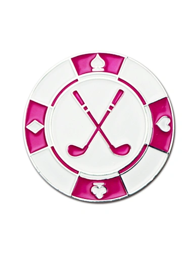 personalised golf poker chips