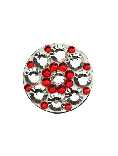 The Swarovski ball markers golf are a sparkly and stylish way to mark your ball on the greens. Made with high-quality materials, they feature a beautiful Swarovski crystal design that adds a touch of glamour to your game.