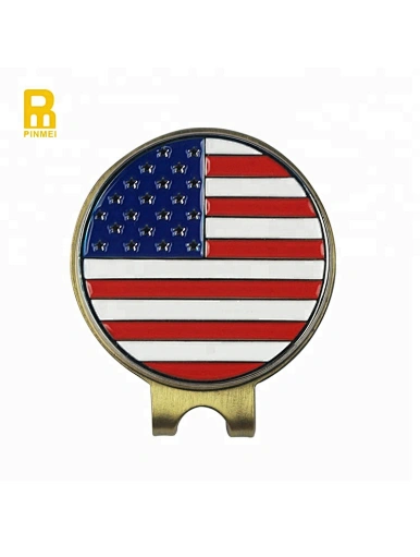 hat clip golf marker