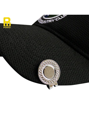 Promotional Magnetic Metal Golf Hat Clip for Golf women's ball marker golf cap clip