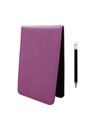 Black Customized Design Pu Leather With Pencil Customized Design waterproof golf scorecard holder