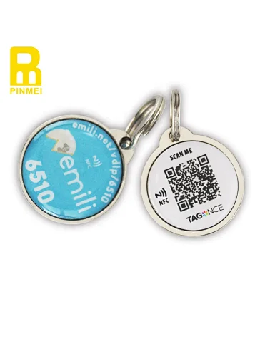 waterproof epoxy nfc high quality dog tags rfid for pet product pet dog tag