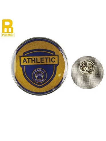 Custom design stainless iron metal pin badge blank badge pin with epoxy cheap lapel pins custom