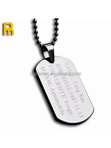 wholesale bulk military dog tags name tags for man and kids order military dog tags