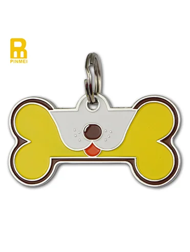 Wholesale Custom Engraved Pet ID Tags Solid Stainless Steel Personalized Dog & Cat Pet Identification Zinc Alloy QR Code Tag best pet tags