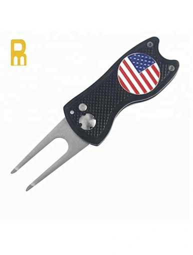 golf switchblade divot repair tool