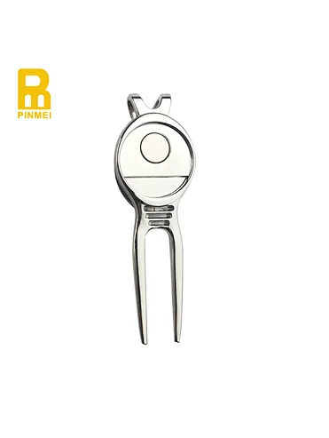 Wholesale Factory Metal Golf Divot Repair Tool with Magnet for Golf Ball Marker personalised pitch mark repairers