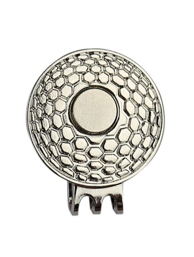 Simplify your game with our hat ball marker clip. Made from high-quality materials, our clip securely attaches to your hat and features a ball marker for easy access. The practical and durable design provides convenience on the course.