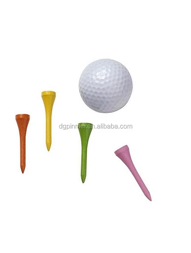 wooden tees for golf