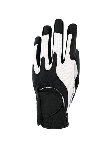 Black leather golf gloves are a stylish and practical accessory for golfers. The soft and supple leather provides a comfortable and secure grip on the club, enhancing the golfer's swing.