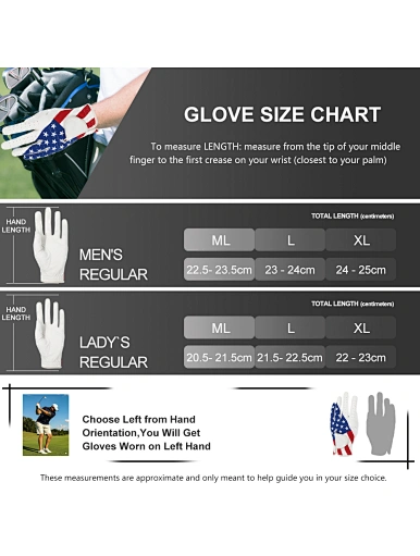 Cabretta Leather Golf Glove