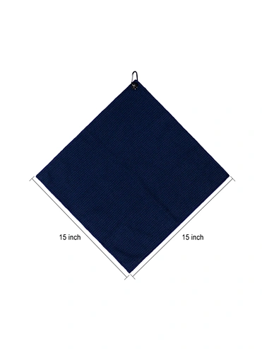 Wholesale Logo Printed Sublimation Golf Towel With Hook Brush Microfiber Custom Waffle Golf Towel
