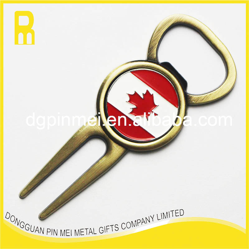 automatic golf divot tool & switch blade golf pitch fork