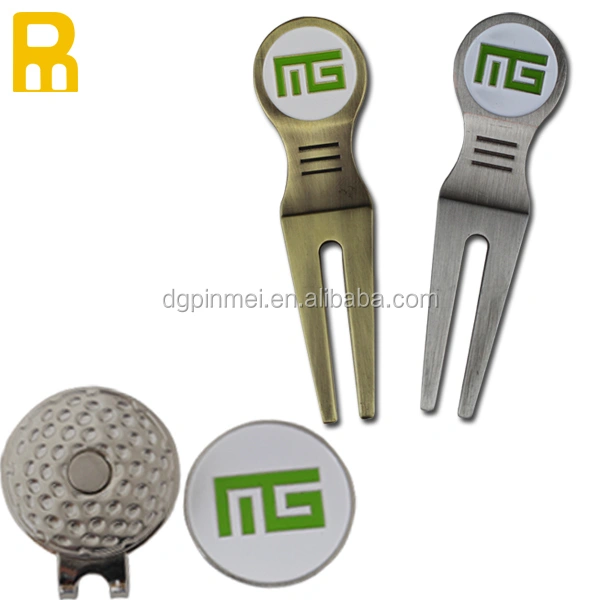 automatic golf divot tool & switch blade golf pitch fork