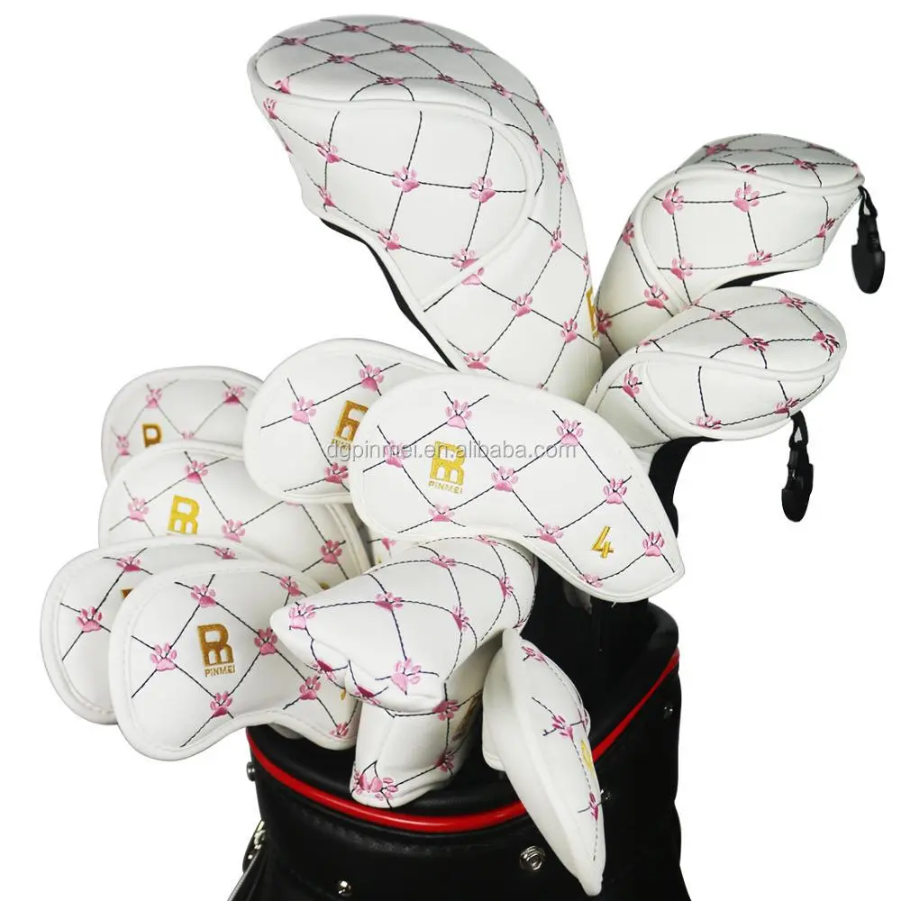 China made standard size fairway wood golf club head cover fw headcovers