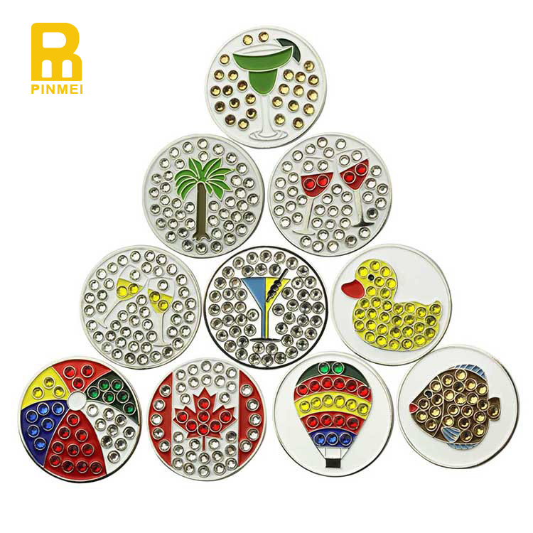 Blank golf ball marker golf divot took for sublimation