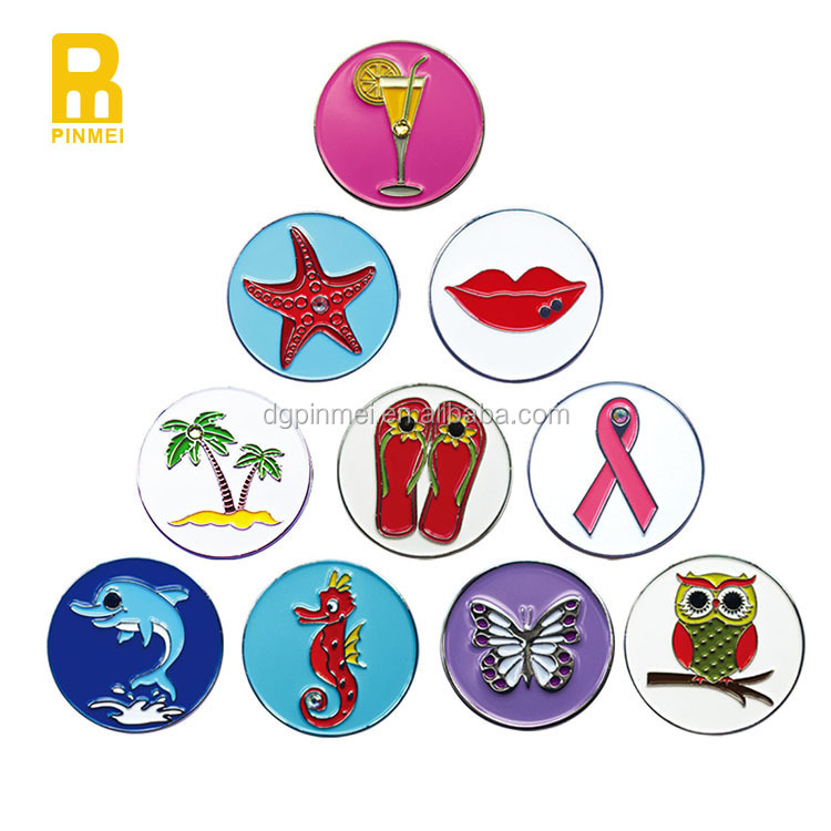 golf ball markers with crystals wholesale