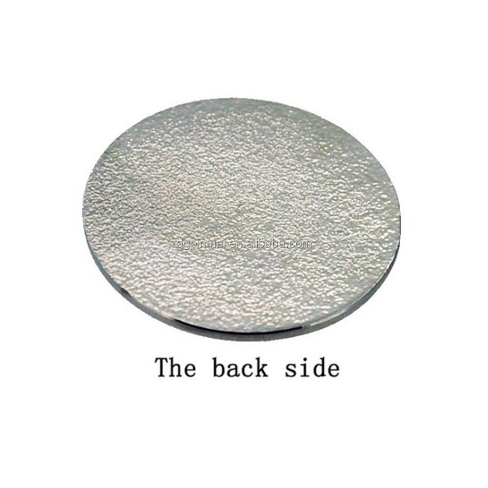 Metal Ball Marker Printed Logo 25mm Blank Golf Ball Marker For UV Printing