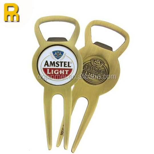 2015 new golf gifts set- blank metal golf divot tools and magnetic ball marker hat clip with gift box package