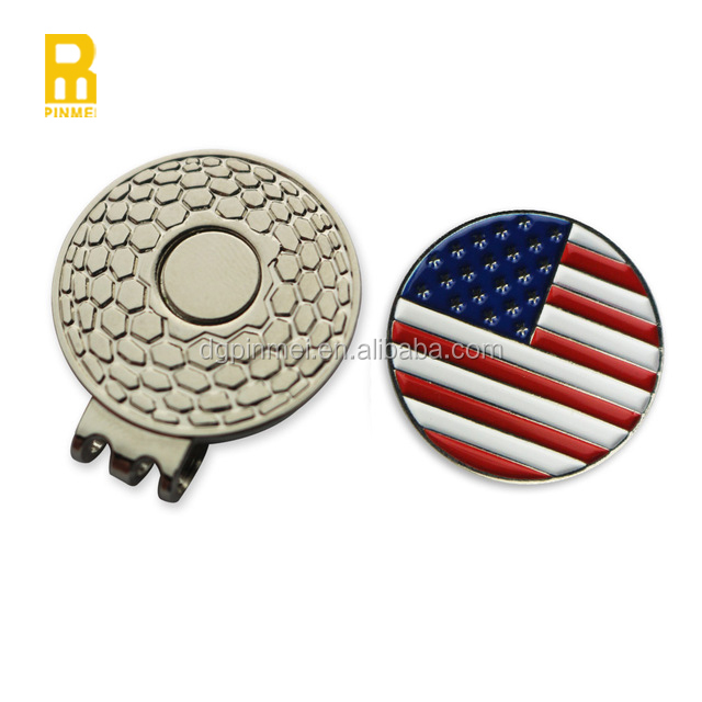 2017 golf cap clip and ball marker golf tee makers