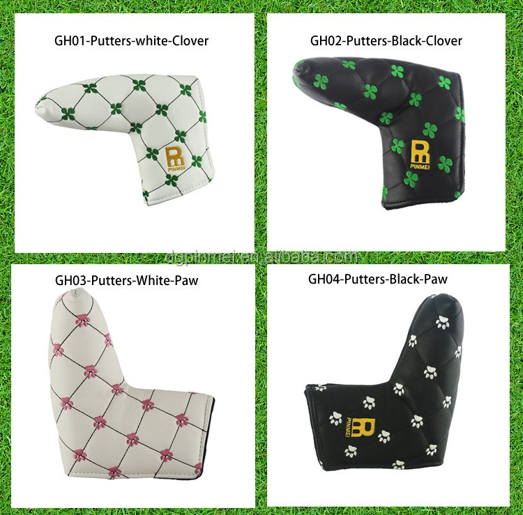 Mallet Golf putter headcovers with custom logo