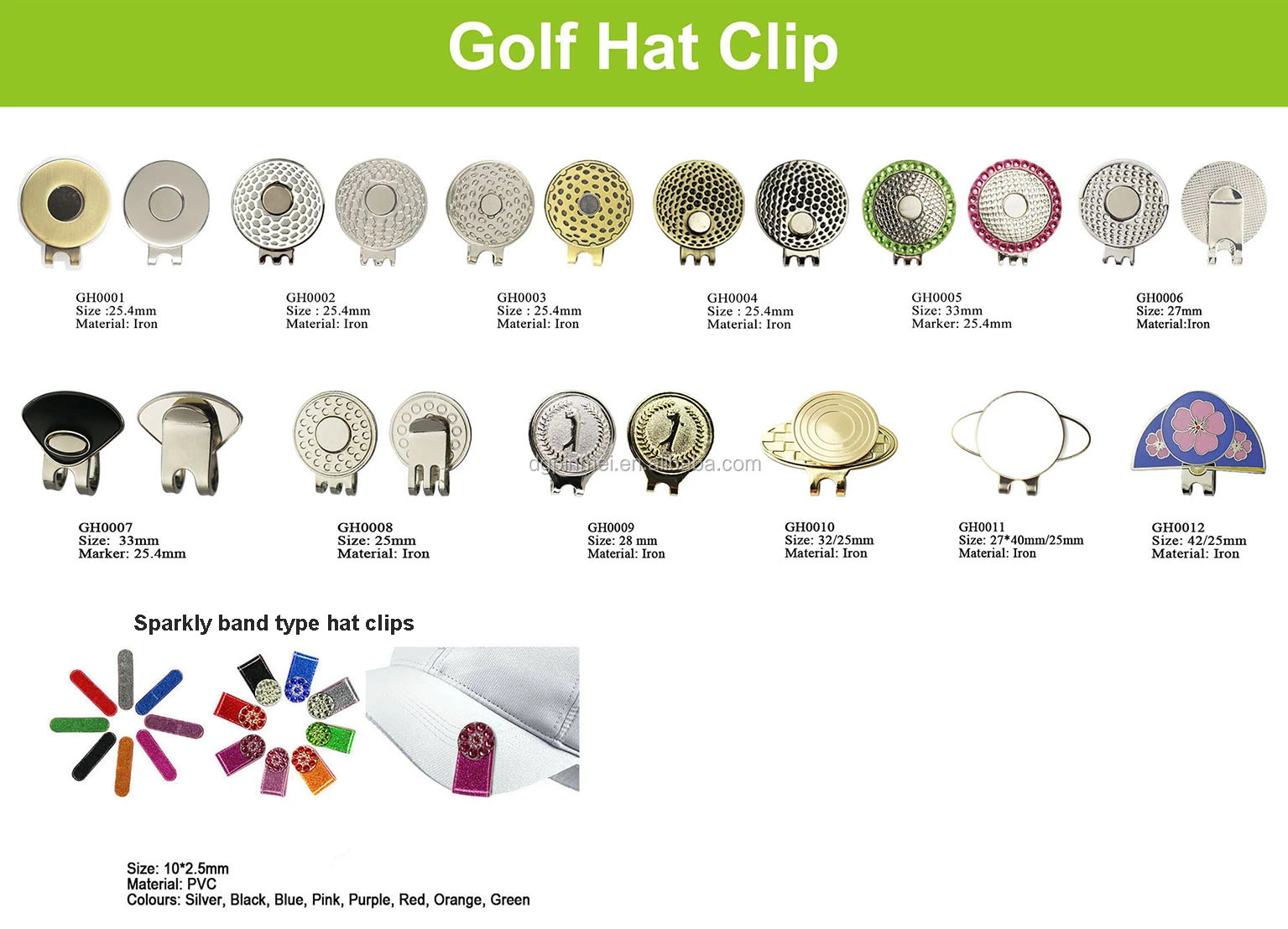 Promotion Factory Direct Sale DIY Printing Golf Ball Marker Kit for Golf