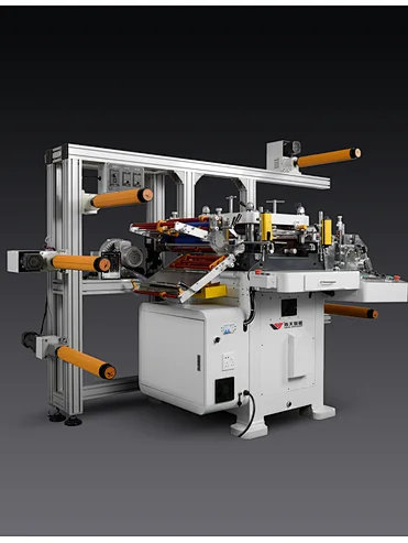 In-mold asynchronous high speed die-cutting machine