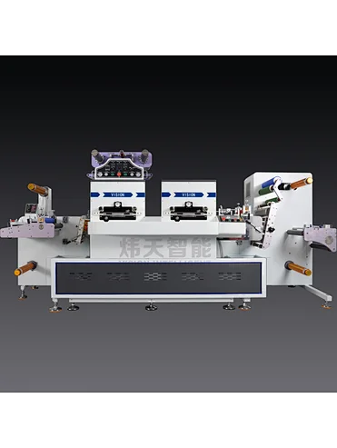 Double stations flatbed die cut machine