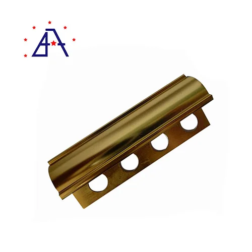 Professional Factory Custom Manufacturing Gold Anodized Extruding Aluminium Edge Trim Profiles