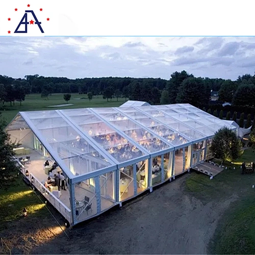 High class aluminum luxury transparent canopy big wedding tent for outdoor party and event