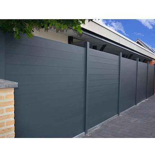 Good quality horizontal privacy aluminium slat fencing