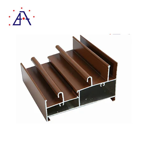 Various Color Wood Grain Aluminum Extrusion with Sales Price