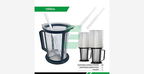 1000ml Disposable Mixing Pitcher Kit - PHX