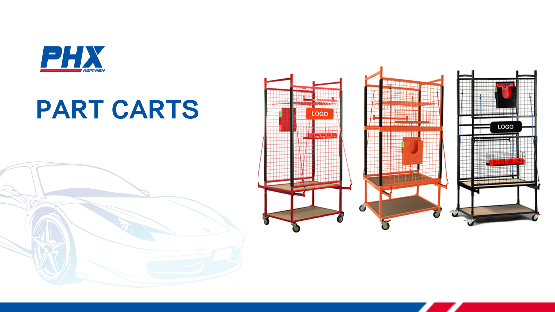 factory supply auto body parts cart