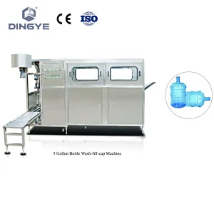 QGF-100 5 Gallon Bottle Wash-Fill-Cap Machine