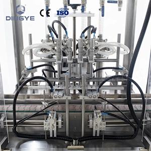 GT-4C Máquina automática de llenado de pasta de 4 cabezales con cubierta protectora