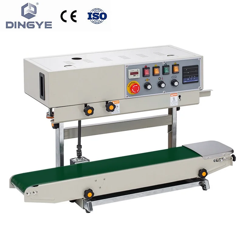 Vertical solid-ink band sealing machine