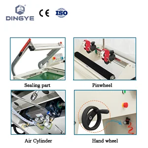DFQC450 Pnuematic L sealer with DSA4525 Shrink machine