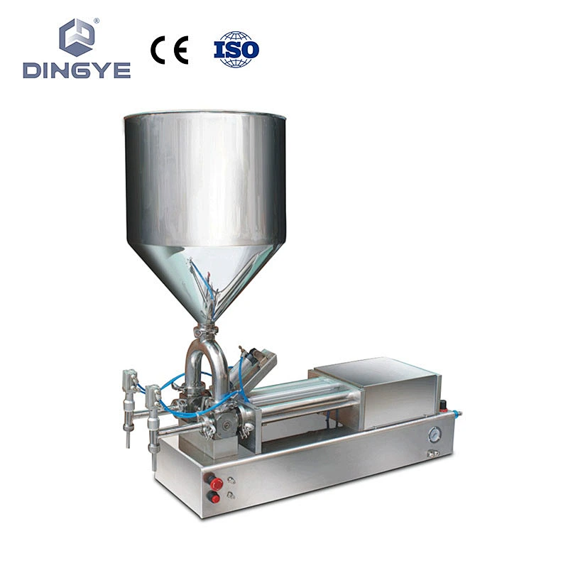 Llenadora de pasta semiautomática de cabezal doble GCG-A/2
