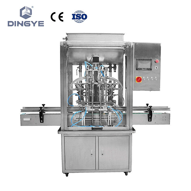 GT-2C Máquina de llenado de pasta automática de 2 cabezales con cubierta protectora