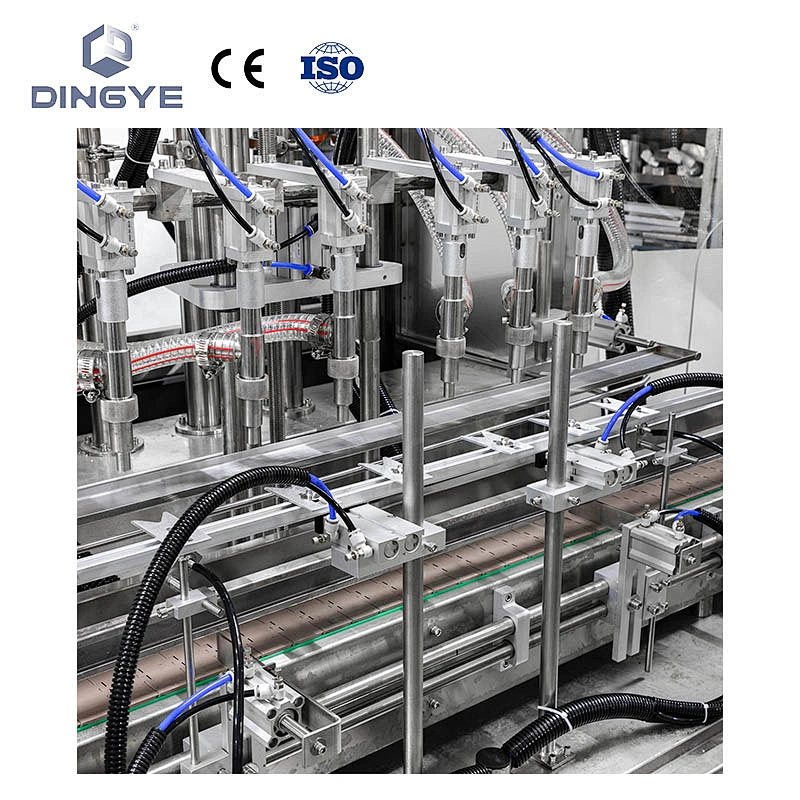 GT-6C Máquina automática de llenado de pasta de 6 cabezales con cubierta protectora