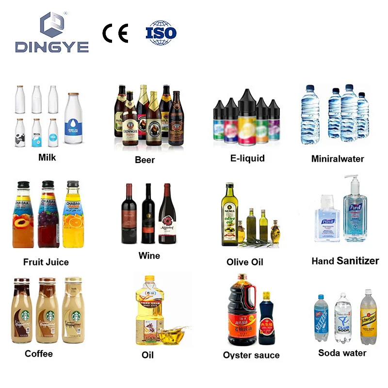 ZY-6  6 Head Automatic liquid filling machine