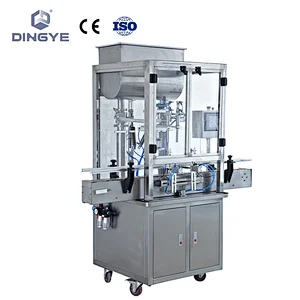 GT-2C  2 Head Automatic paste filling machine with protect cover
