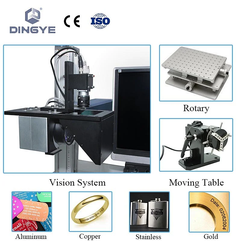 fiber laser printer with table