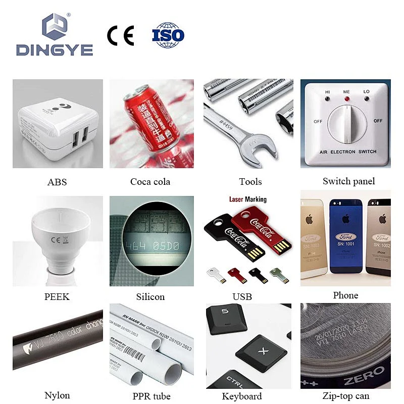 CO2 laser printer with table